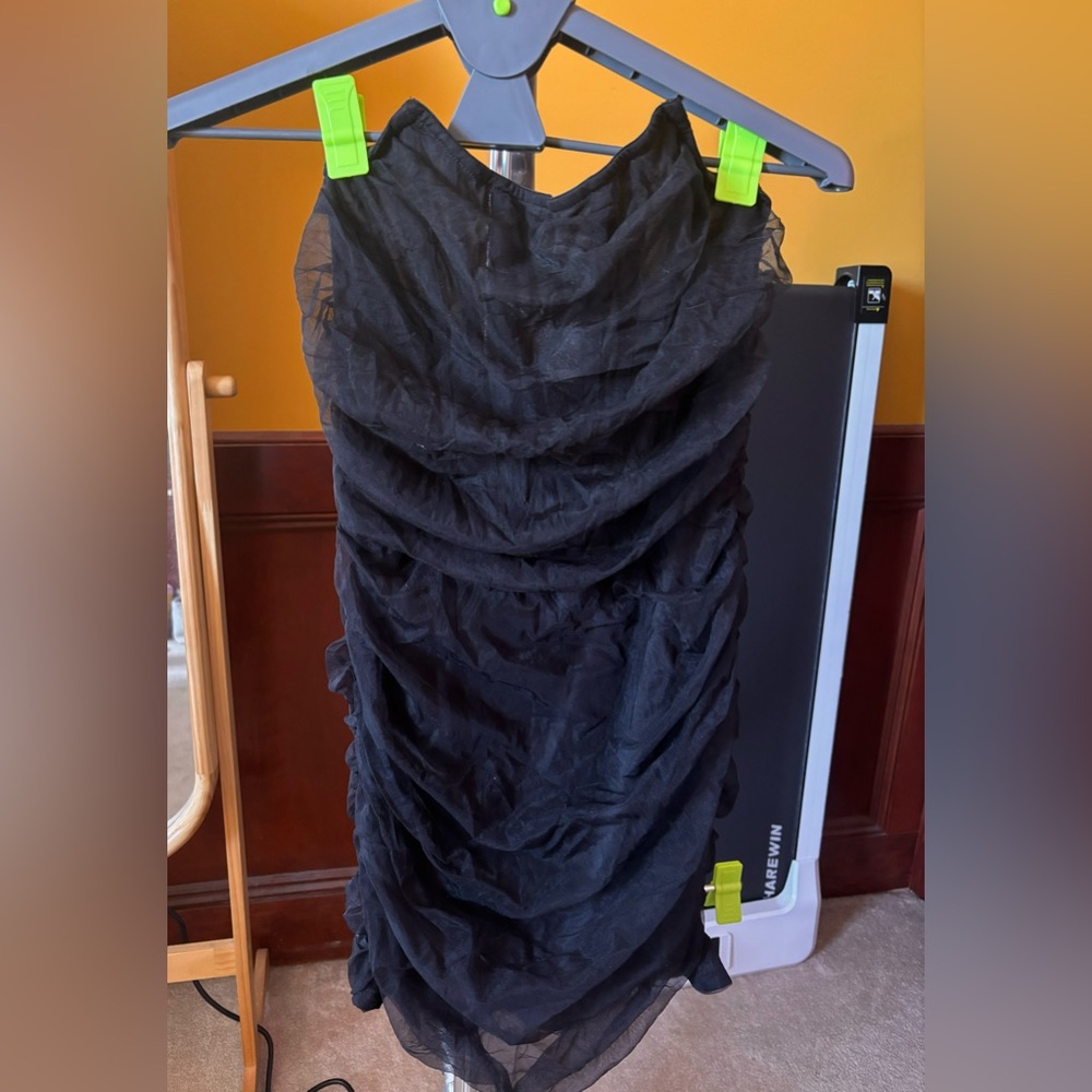 Pretty Little Thing -Mesh Corset Bodycon Dress -size US 10, unworn with tags